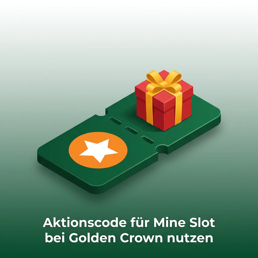 Aktionscode für Mine Slot bei Golden Crown nutzen