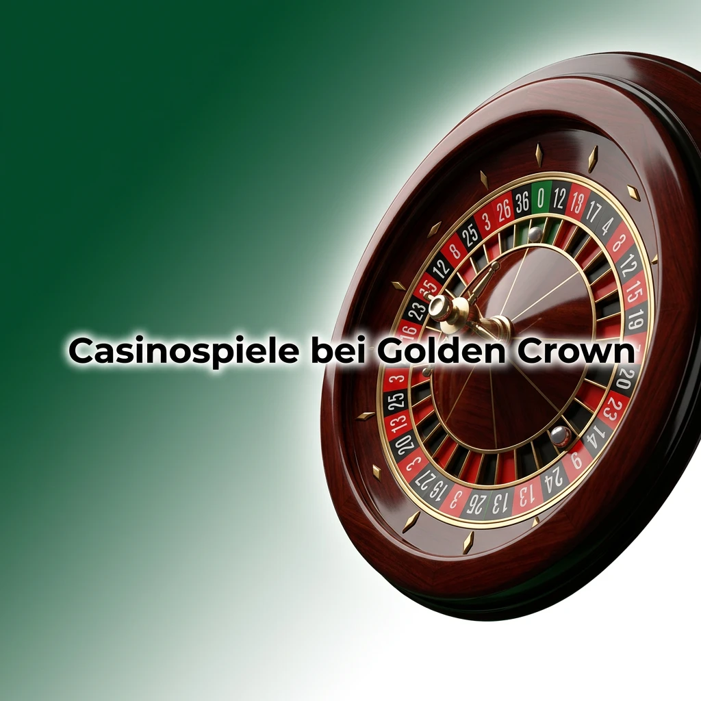 Casinospiele bei Golden Crown