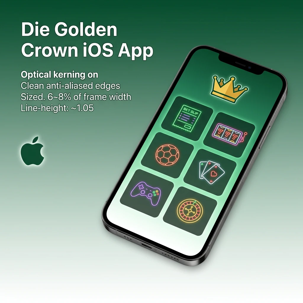 Die Golden Crown iOS App