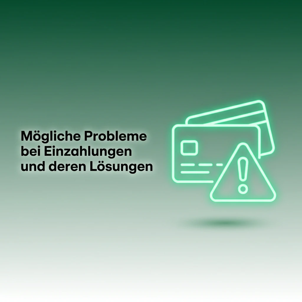 Mögliche Probleme bei Einzahlungen und deren Lösungen