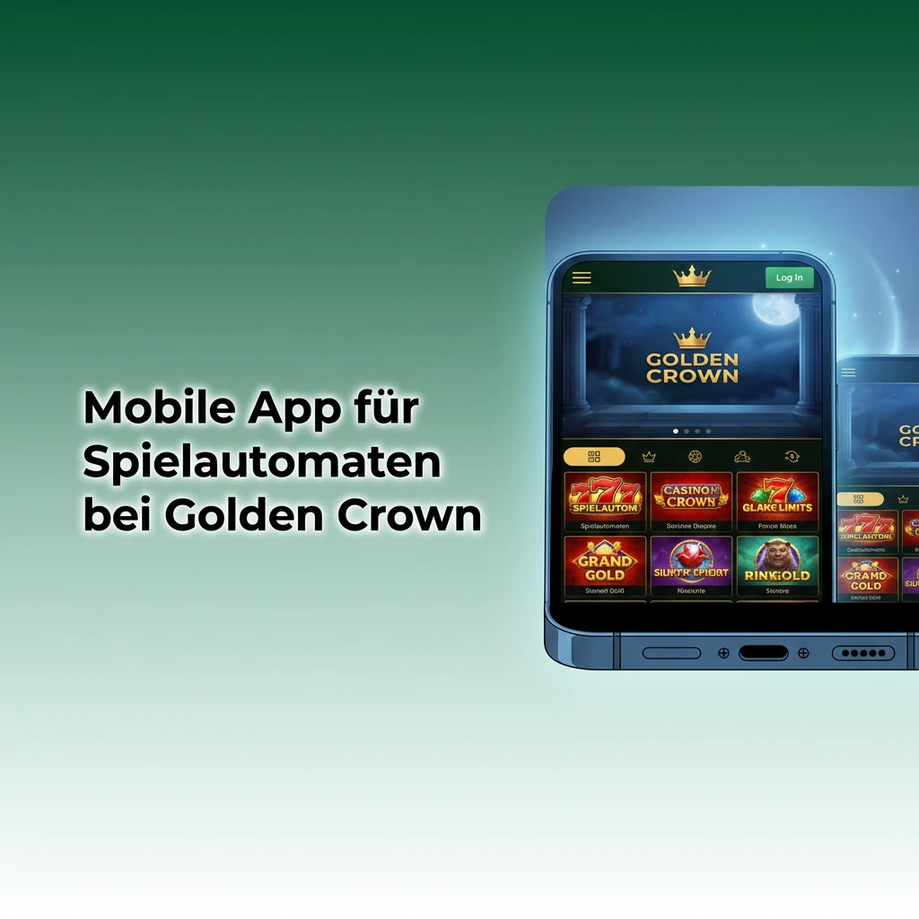 Mobile App für Spielautomaten bei Golden Crown