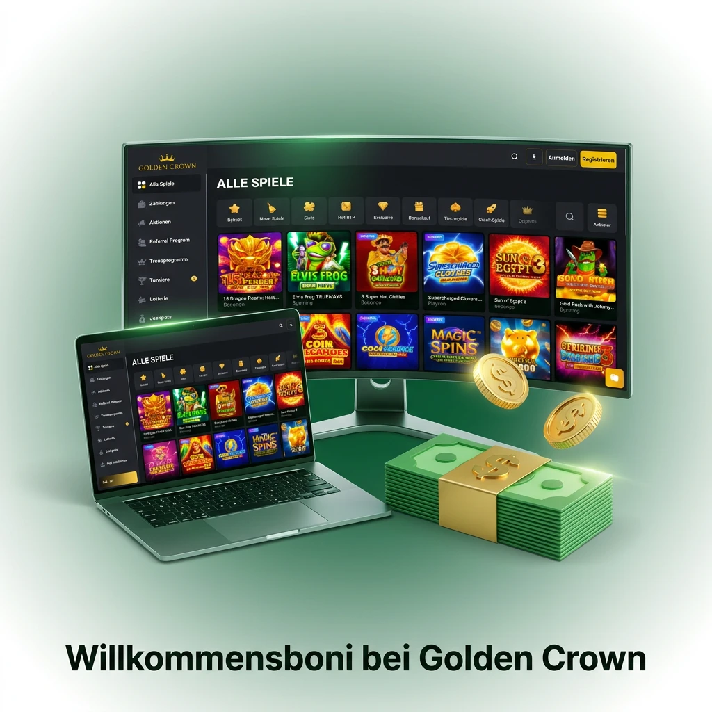 Willkommensboni bei Golden Crown