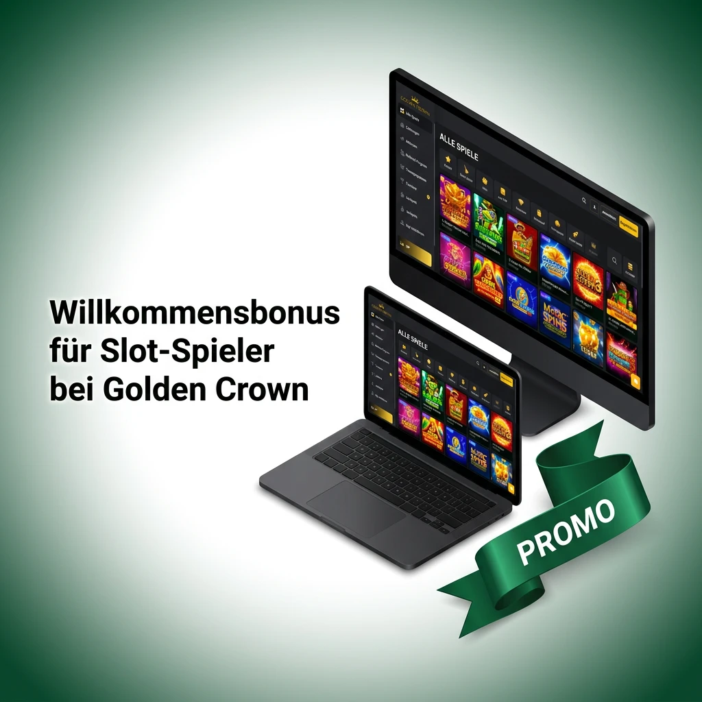 Willkommensbonus für Slot-Spieler bei Golden Crown